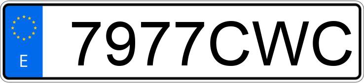 Numer rejestracyjny 7977CWC posiada NISSAN MICRA