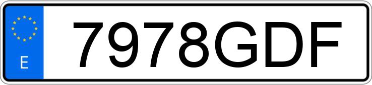 Numer rejestracyjny 7978GDF posiada SEAT ALTEA