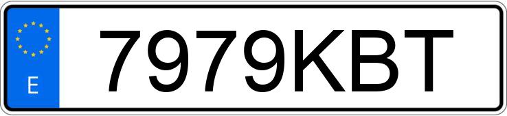 Numer rejestracyjny 7979KBT posiada RENAULT CLIO