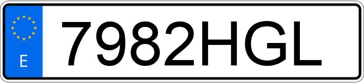 Numer rejestracyjny 7982HGL posiada FORD FOCUS