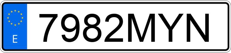 Numer rejestracyjny 7982MYN posiada MERCEDES CLA (117)