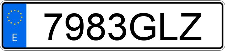 Numer rejestracyjny 7983GLZ posiada OPEL ZAFIRA