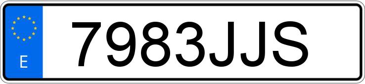 Numer rejestracyjny 7983JJS posiada RENAULT GRAND KANGOO