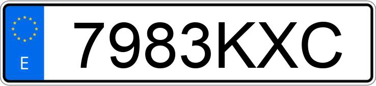 Numer rejestracyjny 7983KXC posiada DACIA LODGY