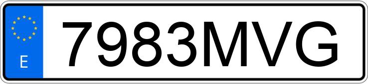 Реєстраційний номер 7983MVG має MERCEDES GLE (167)