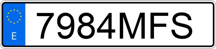 Numer rejestracyjny 7984MFS posiada PEUGEOT 5008