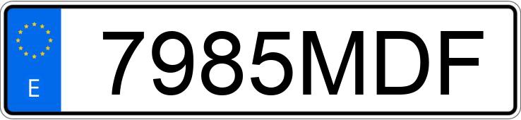 Numer rejestracyjny 7985MDF posiada TOYOTA YARIS Numer rejestracyjny 7985MDF posiada TOYOTA YARIS