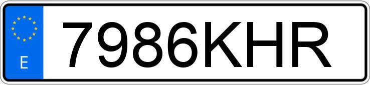 Numer rejestracyjny 7986KHR posiada SUZUKI IGNIS