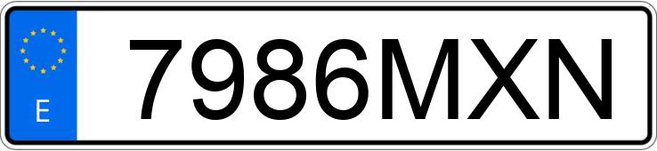 Numer rejestracyjny 7986MXN posiada RENAULT CLIO