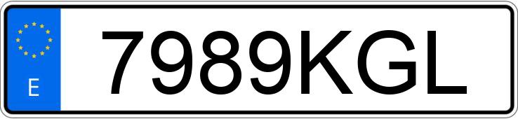 Numer rejestracyjny 7989KGL posiada BMW R 1200