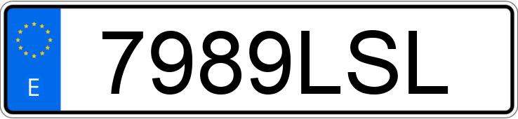 Numer rejestracyjny 7989LSL posiada TOYOTA COROLLA Numer rejestracyjny 7989LSL posiada TOYOTA COROLLA