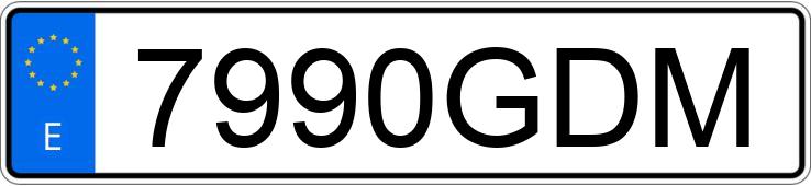 Numer rejestracyjny 7990GDM posiada OPEL CORSA