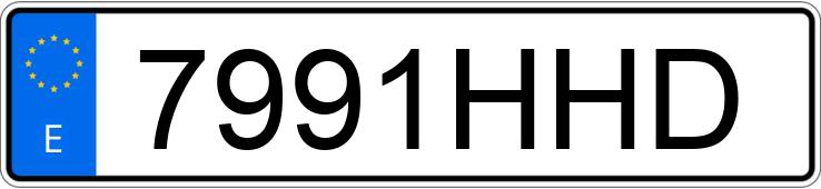 Numer rejestracyjny 7991HHD posiada VOLKSWAGEN GOLF Numer rejestracyjny 7991HHD posiada VOLKSWAGEN GOLF