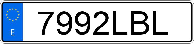 Numer rejestracyjny 7992LBL posiada SEAT ALTEA