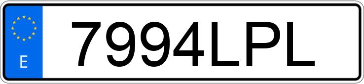 Il numero di registrazione 7994LPL ha RENAULT CLIO