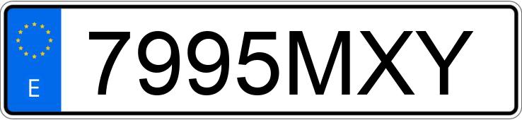 Numer rejestracyjny 7995MXY posiada NISSAN QASHQAI