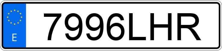 Numer rejestracyjny 7996LHR posiada KIA NIRO