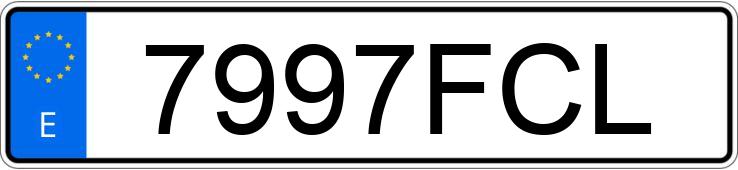 Numer rejestracyjny 7997FCL posiada ZHONGYU ZY 125