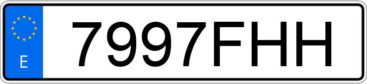 Numer rejestracyjny 7997FHH posiada ROVER MINI