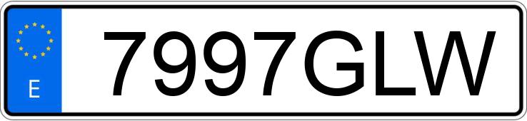 Numer rejestracyjny 7997GLW posiada PEUGEOT 308