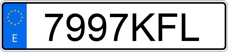 Numer rejestracyjny 7997KFL posiada SEAT LEON