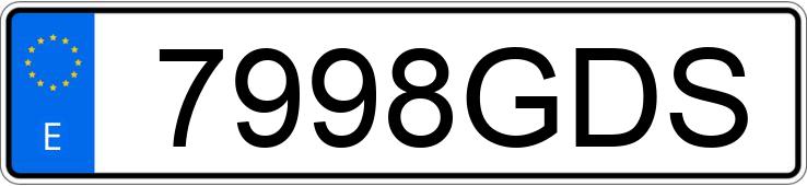 Numer rejestracyjny 7998GDS posiada MINI MINI