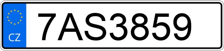 Numer rejestracyjny 7AS3859 posiada ŠKODA Octavia