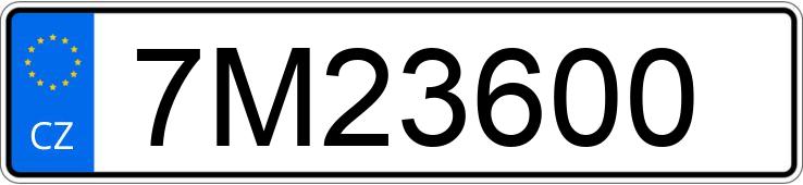 Numer rejestracyjny 7M23600 posiada ŠKODA Kamiq