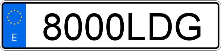 Numer rejestracyjny 8000LDG posiada PORSCHE 718 CAYMAN Numer rejestracyjny 8000LDG posiada PORSCHE 718 CAYMAN