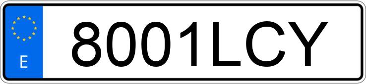 Numer rejestracyjny 8001LCY posiada OPEL CROSSLAND X