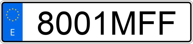 Numer rejestracyjny 8001MFF posiada CITROEN BERLINGO Numer rejestracyjny 8001MFF posiada CITROEN BERLINGO