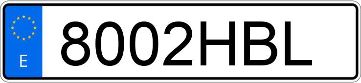 Numer rejestracyjny 8002HBL posiada KIA CEED Numer rejestracyjny 8002HBL posiada KIA CEED