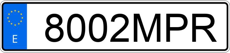 Numer rejestracyjny 8002MPR posiada IVECO STRALIS