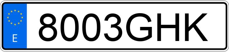 Numer rejestracyjny 8003GHK posiada RENAULT MEGANE Numer rejestracyjny 8003GHK posiada RENAULT MEGANE