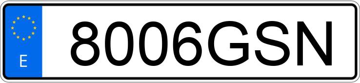 Numer rejestracyjny 8006GSN posiada FORD FIESTA Numer rejestracyjny 8006GSN posiada FORD FIESTA