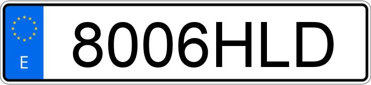 Numer rejestracyjny 8006HLD posiada ABARTH 500 Numer rejestracyjny 8006HLD posiada ABARTH 500