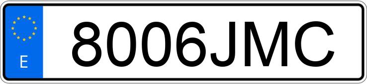 Numer rejestracyjny 8006JMC posiada HYUNDAI I20