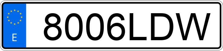 Numer rejestracyjny 8006LDW posiada SEAT LEON Numer rejestracyjny 8006LDW posiada SEAT LEON