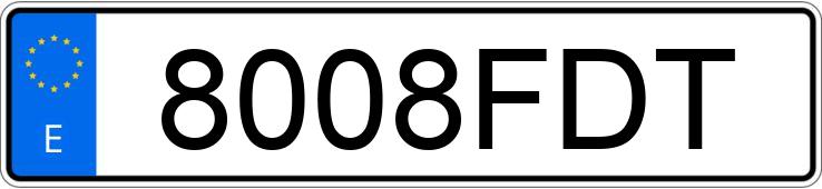 Numer rejestracyjny 8008FDT posiada FORD MONDEO Numer rejestracyjny 8008FDT posiada FORD MONDEO