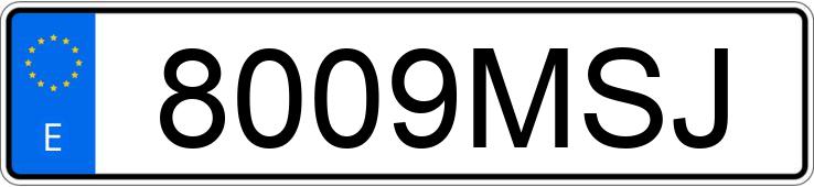 Numer rejestracyjny 8009MSJ posiada PEUGEOT 2008