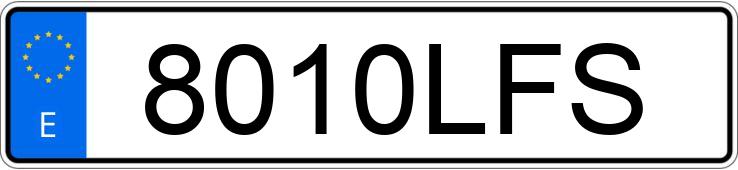 Numer rejestracyjny 8010LFS posiada VOLKSWAGEN T-ROC