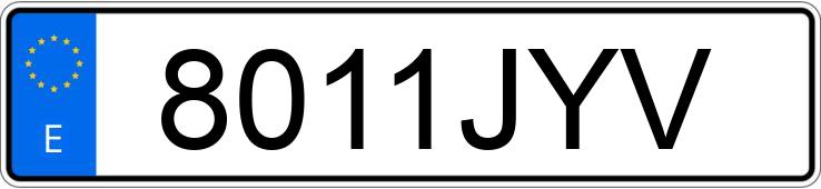 Numer rejestracyjny 8011JYV posiada MERCEDES A (176)