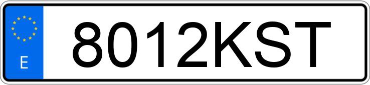 Numer rejestracyjny 8012KST posiada AUDI A6 Numer rejestracyjny 8012KST posiada AUDI A6