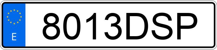 Numer rejestracyjny 8013DSP posiada CITROEN XSARA Numer rejestracyjny 8013DSP posiada CITROEN XSARA