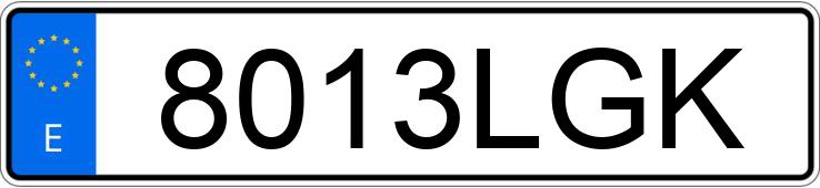 Numer rejestracyjny 8013LGK posiada SEAT LEON Numer rejestracyjny 8013LGK posiada SEAT LEON