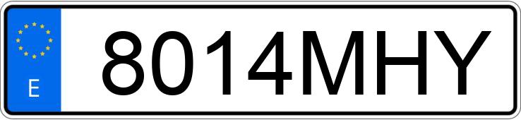 Numer rejestracyjny 8014MHY posiada AIXAM MINAUTO