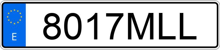 Numer rejestracyjny 8017MLL posiada FORD MONDEO