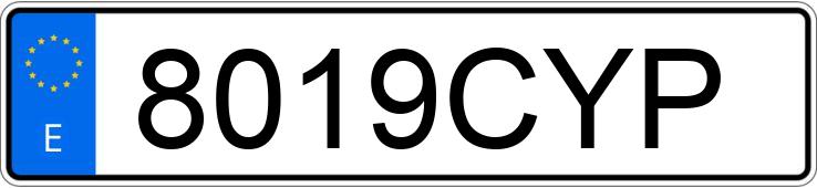 Numer rejestracyjny 8019CYP posiada VOLVO XC90