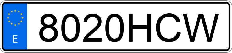 Numer rejestracyjny 8020HCW posiada NISSAN QASHQAI+2