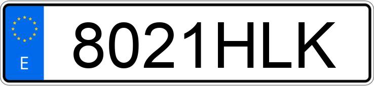 Numer rejestracyjny 8021HLK posiada NISSAN QASHQAI+2